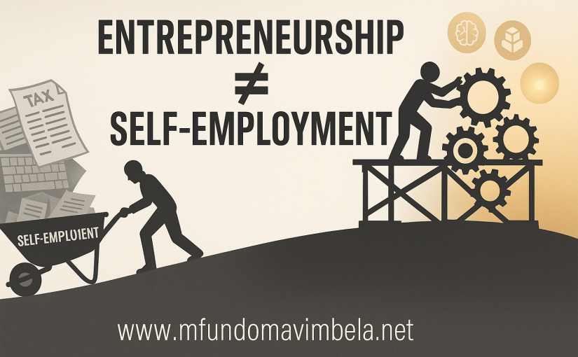 Entrepreneurship Is Not Self-Employment: Lessons from 20 Years in the Trenches